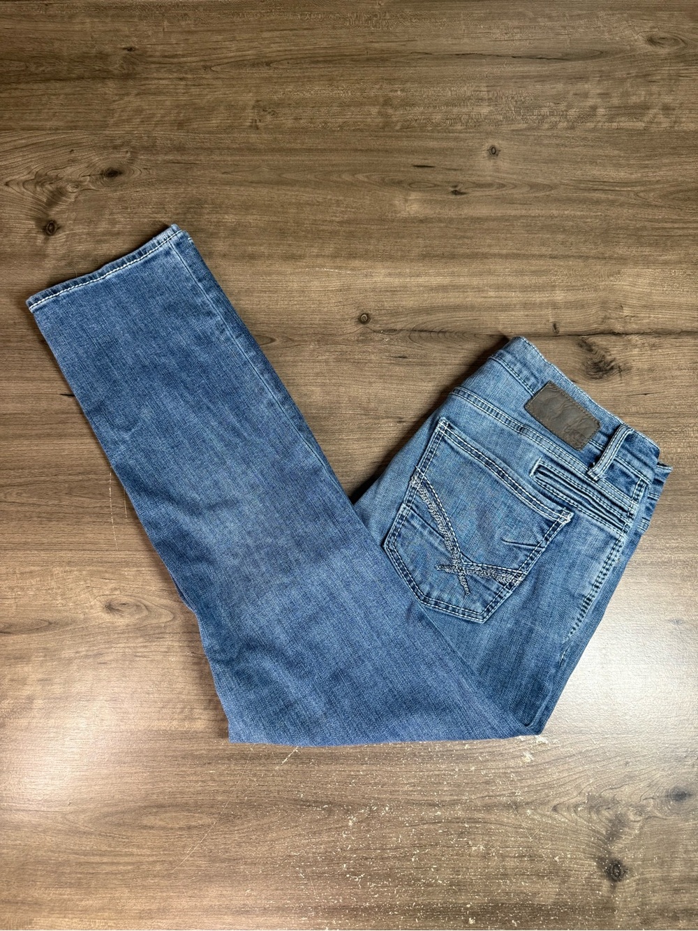 BKE Jake Mens Straight Leg Denim Jeans 34x30